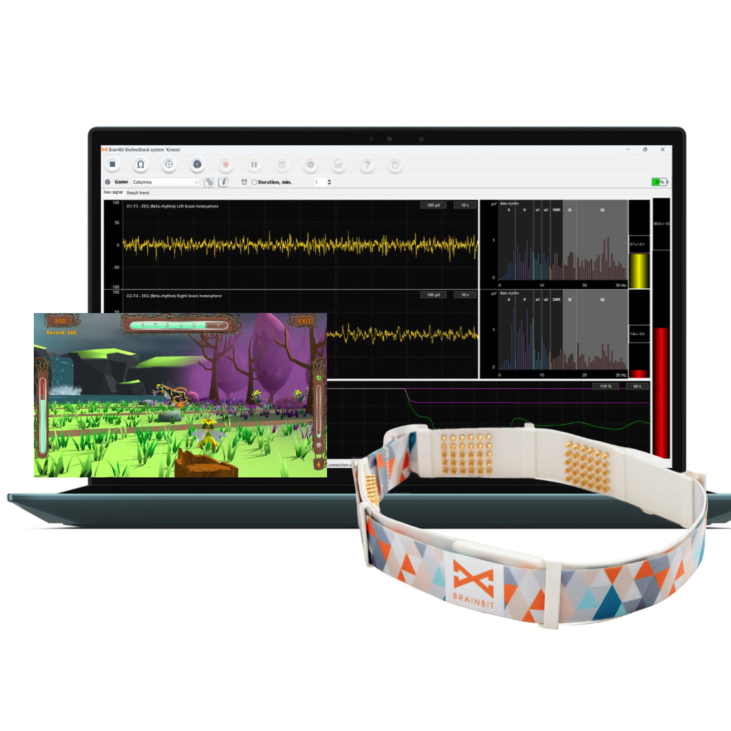 BRAINBIT ヘッドバンド　ニューロフィードバック NeuroFit PRO + Headband Kit – BrainBit